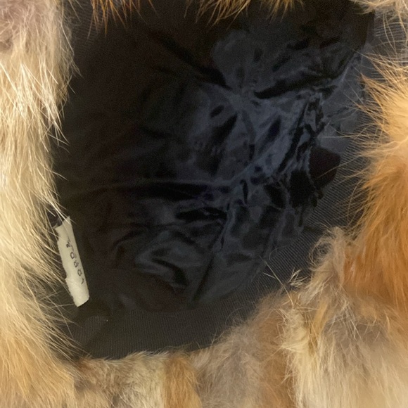 Really Cute Denim & Fox Hat by Lord & Taylor - Picture 8 of 9